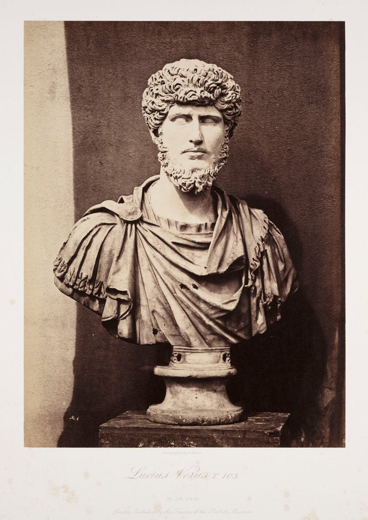 Detail of Lucius Verus by Roger Fenton