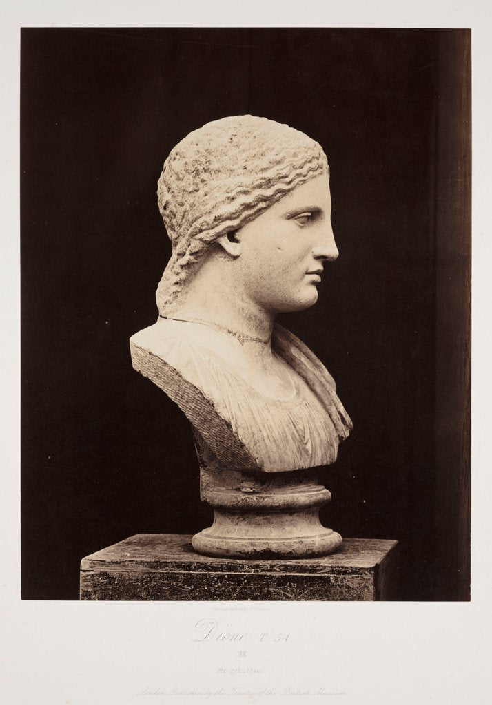 Detail of Dione by Roger Fenton