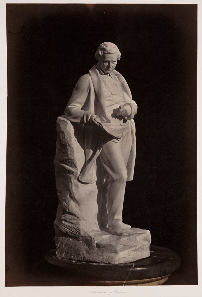 Detail of Stephenson by Roger Fenton
