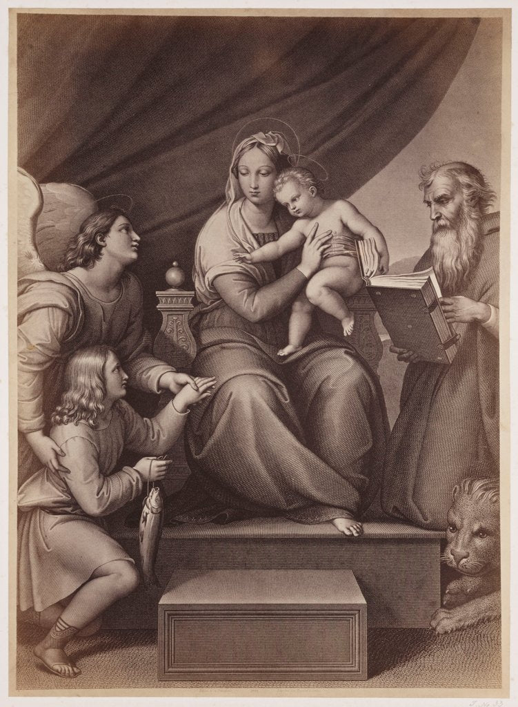 Detail of La Vierge au Poisson by Roger Fenton