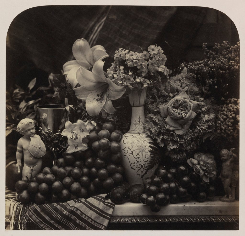 Detail of Still Life with Vase by Roger Fenton