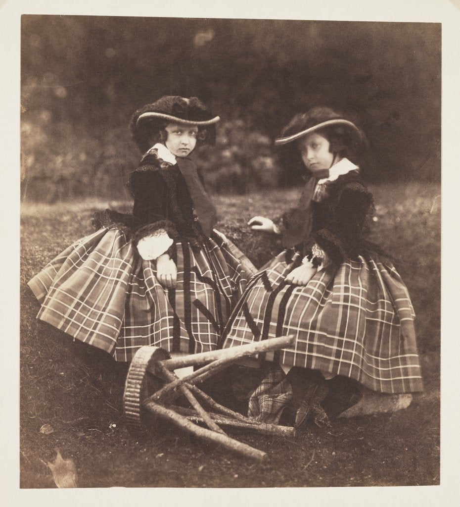 Detail of The young Princess Helena and the young Princess Louise by Roger Fenton