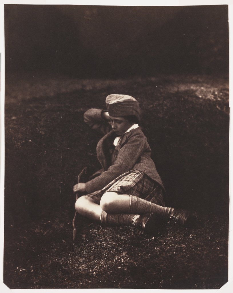 Detail of The young Prince Alfred by Roger Fenton