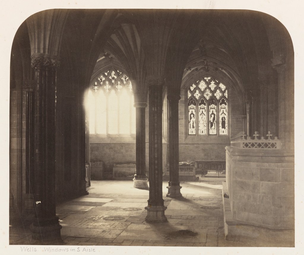 Detail of Wells Cathedral by Roger Fenton