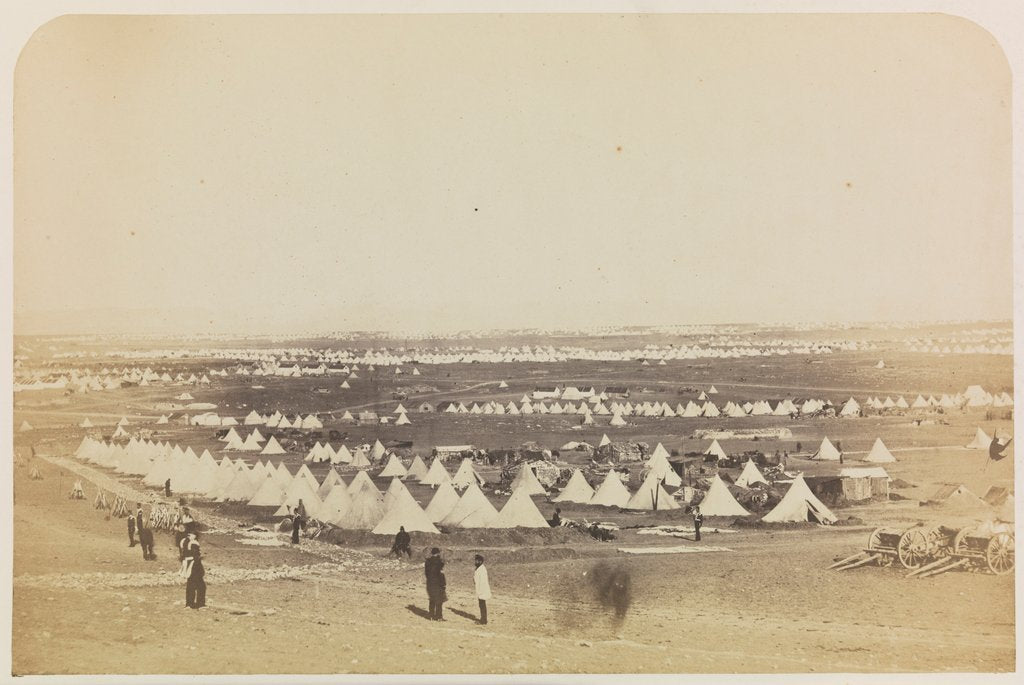 Detail of Camp at Sebastopol by Roger Fenton