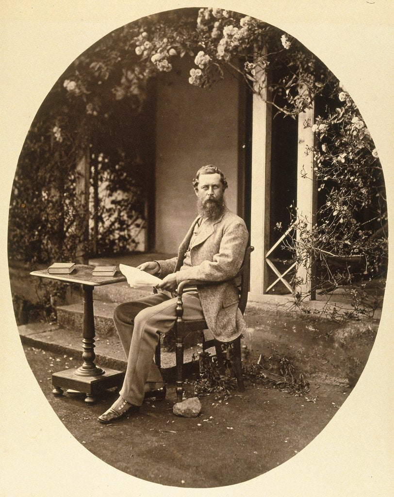 Detail of Self-portrait by Samuel Bourne