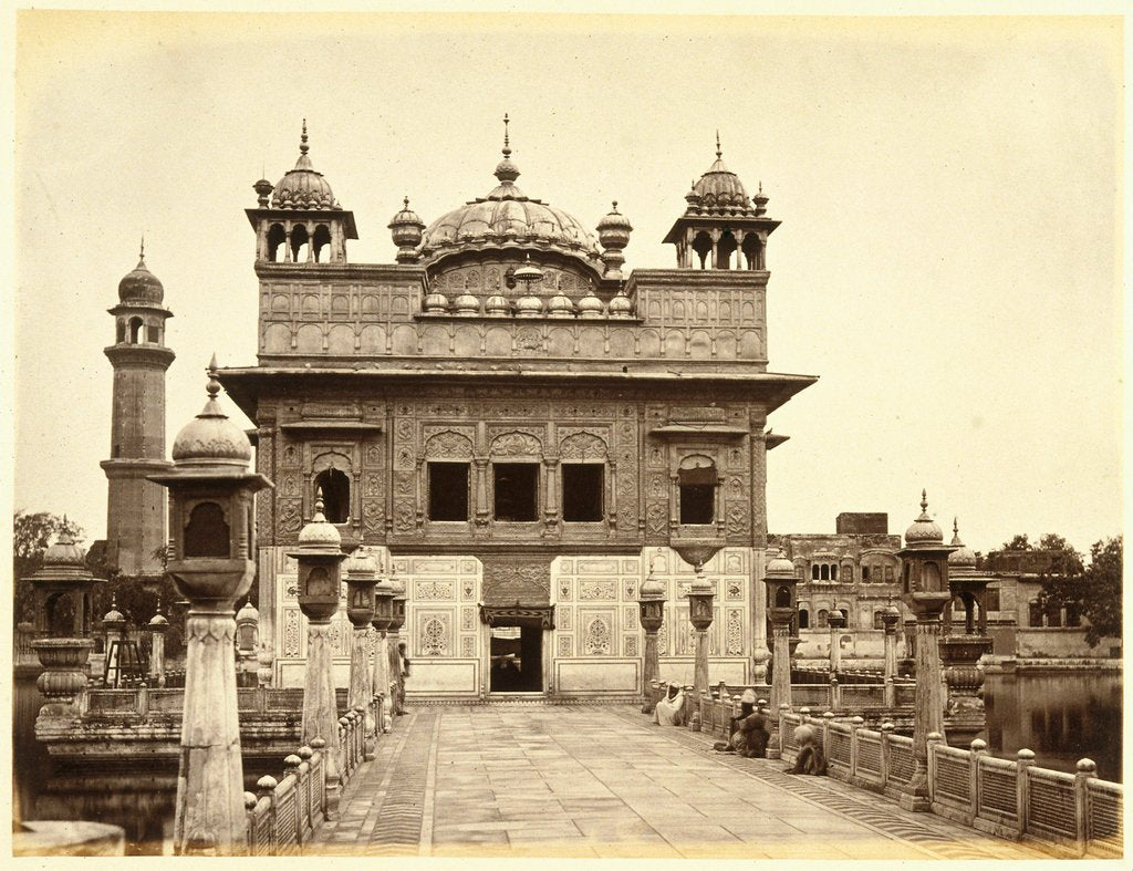 Detail of Golden Temple by Samuel Bourne