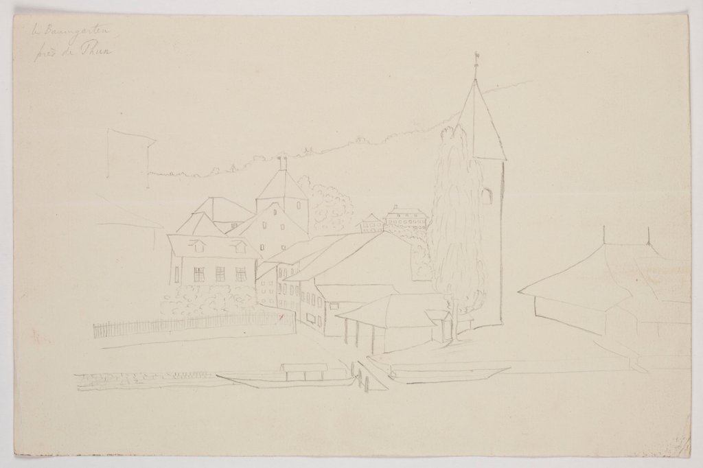 Detail of Le Baumgarten by William Henry Fox Talbot