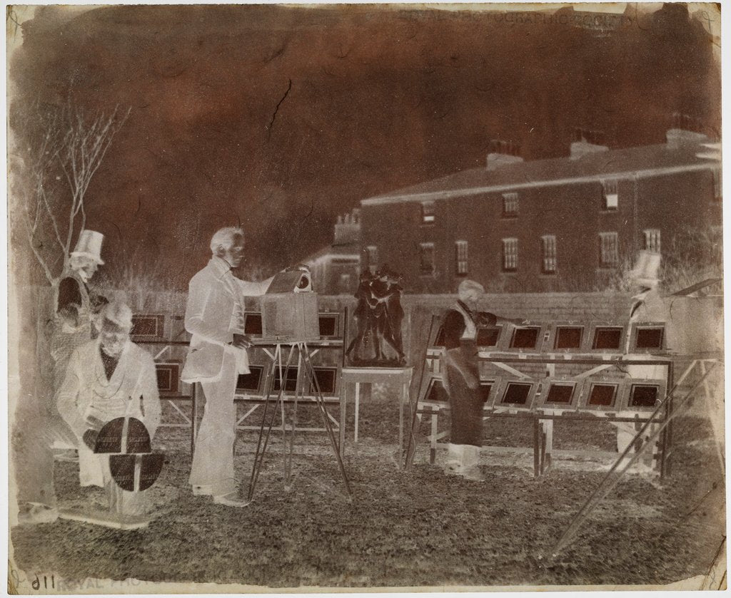 Detail of Reading Establishment (left hand side of panorama) by William Henry Fox Talbot