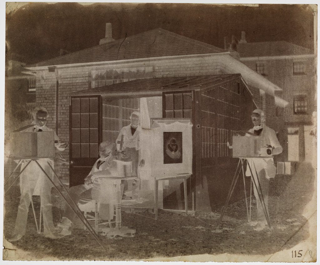 Detail of Reading Establishment (right hand side of panorama) by William Henry Fox Talbot