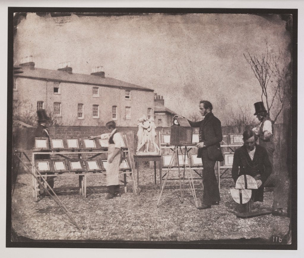 Detail of Reading Establishment (right hand side of panorama) by William Henry Fox Talbot