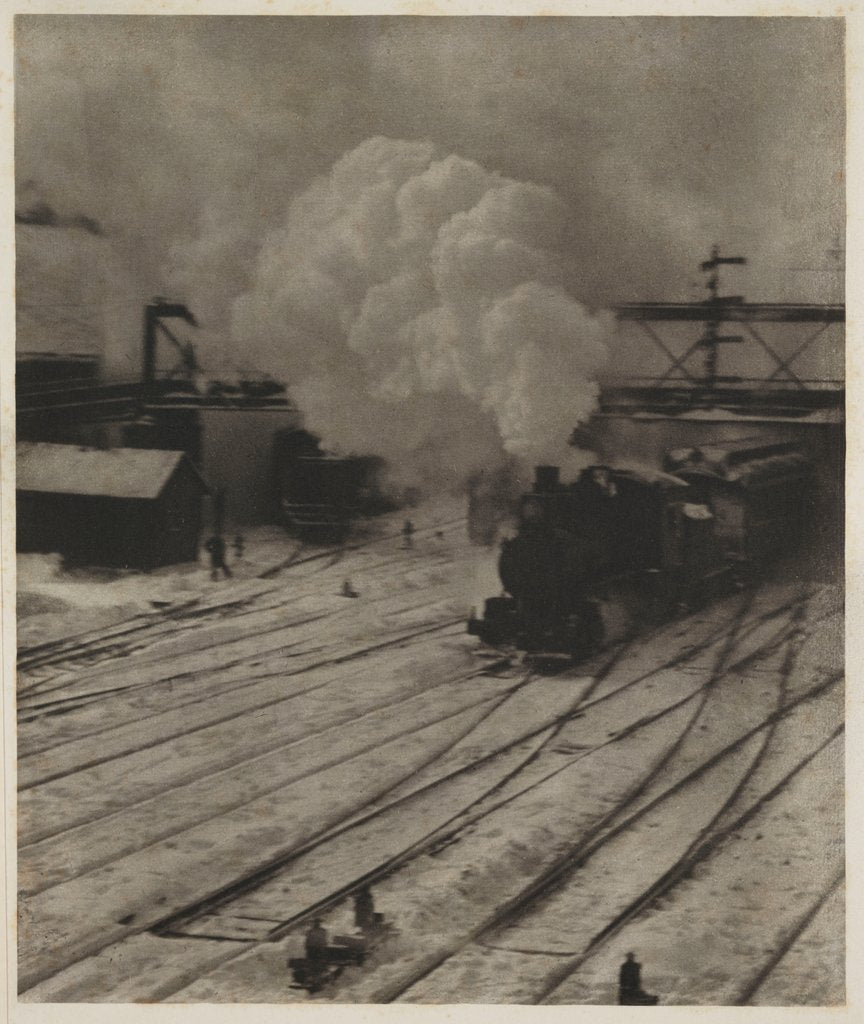 Detail of The New York Central Yards by Alfred Stieglitz