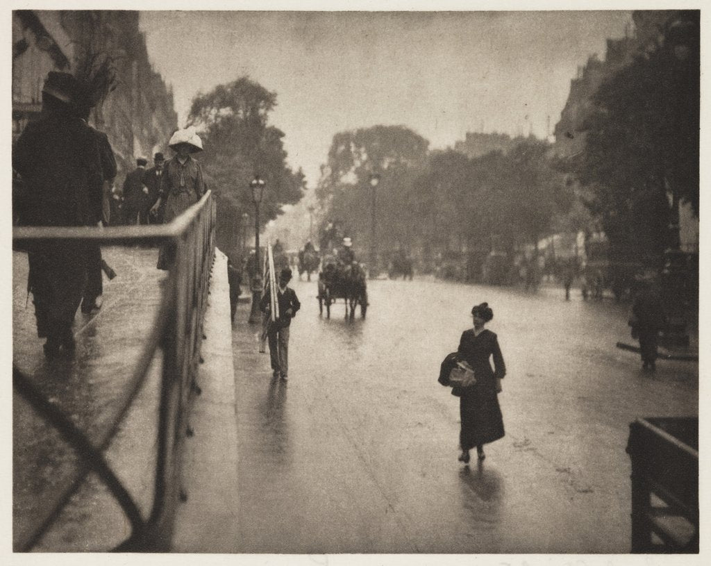 Detail of Paris - A Snapshot by Alfred Stieglitz