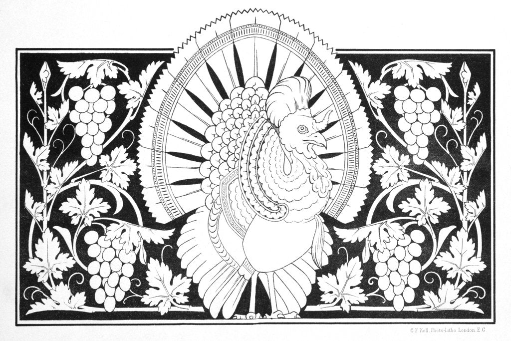 Detail of Turkey by Christopher Dresser