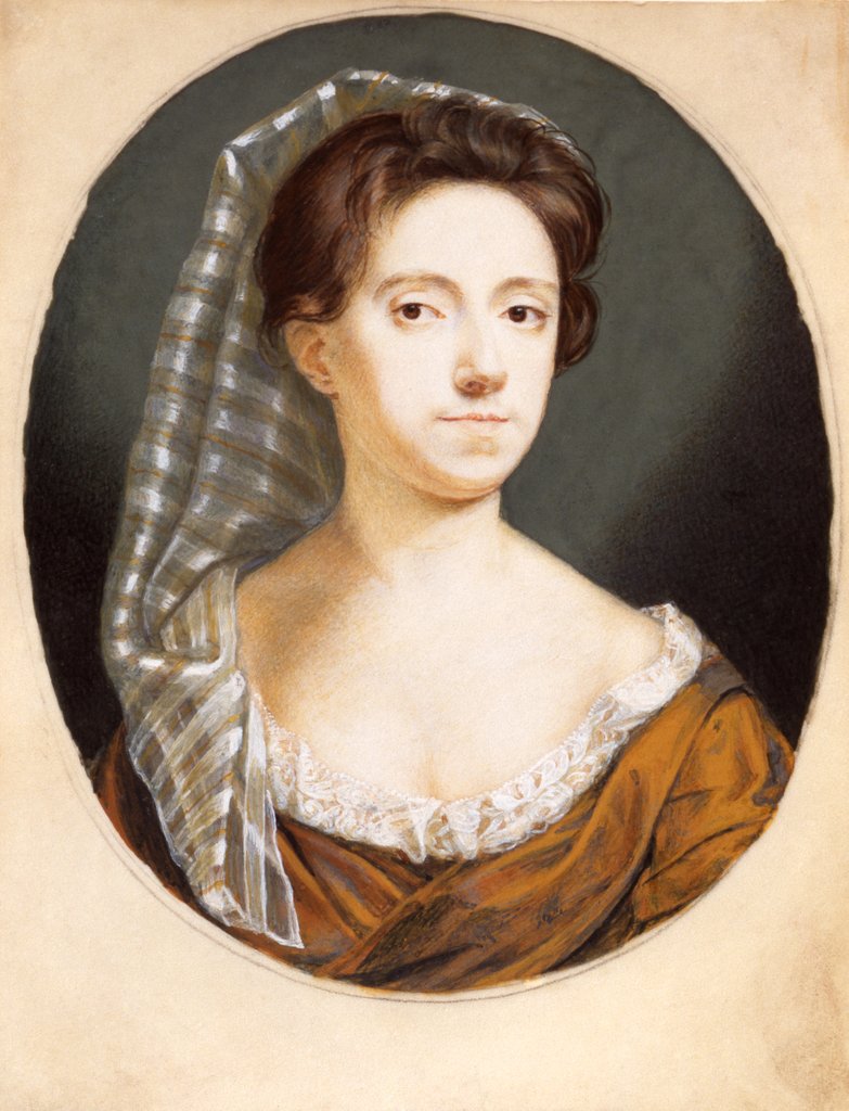 Detail of Self-portrait by Susannah-Penelope Rosse