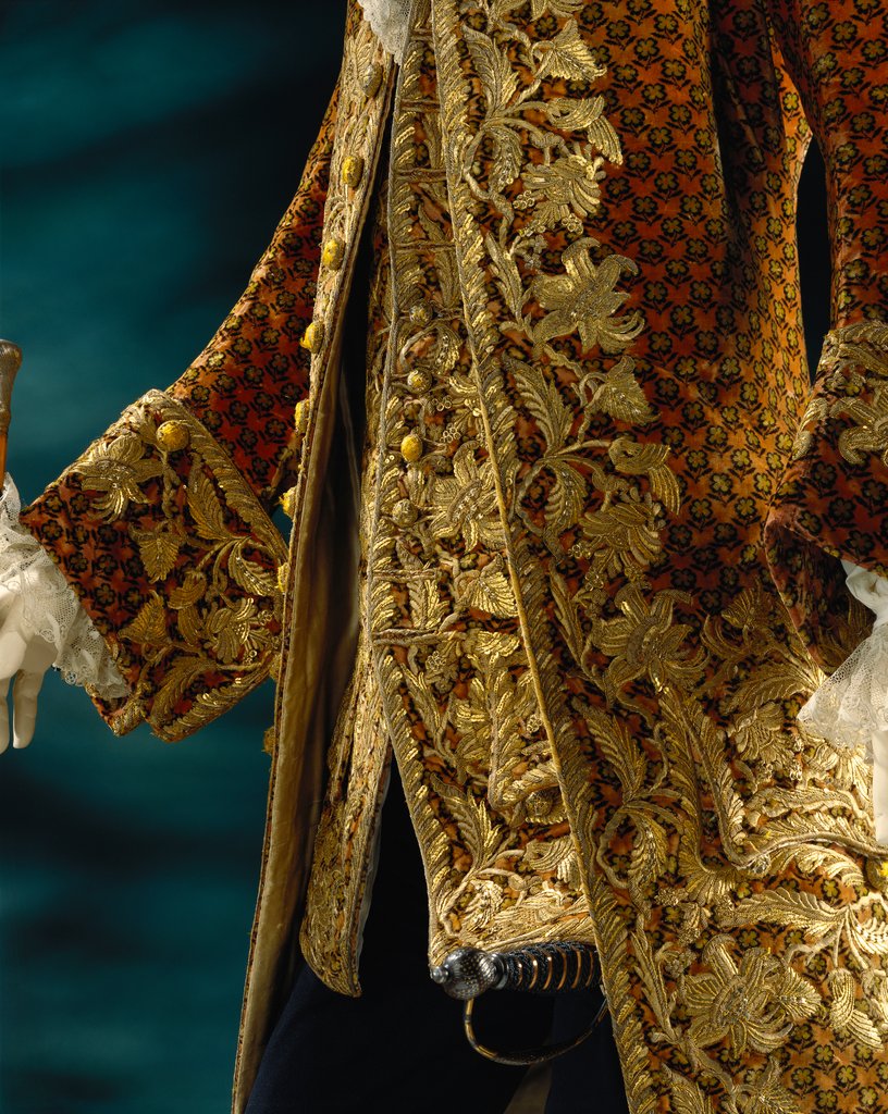 Detail of Dress coat and waistcoat, detail. Italy, 18th century by Anonymous