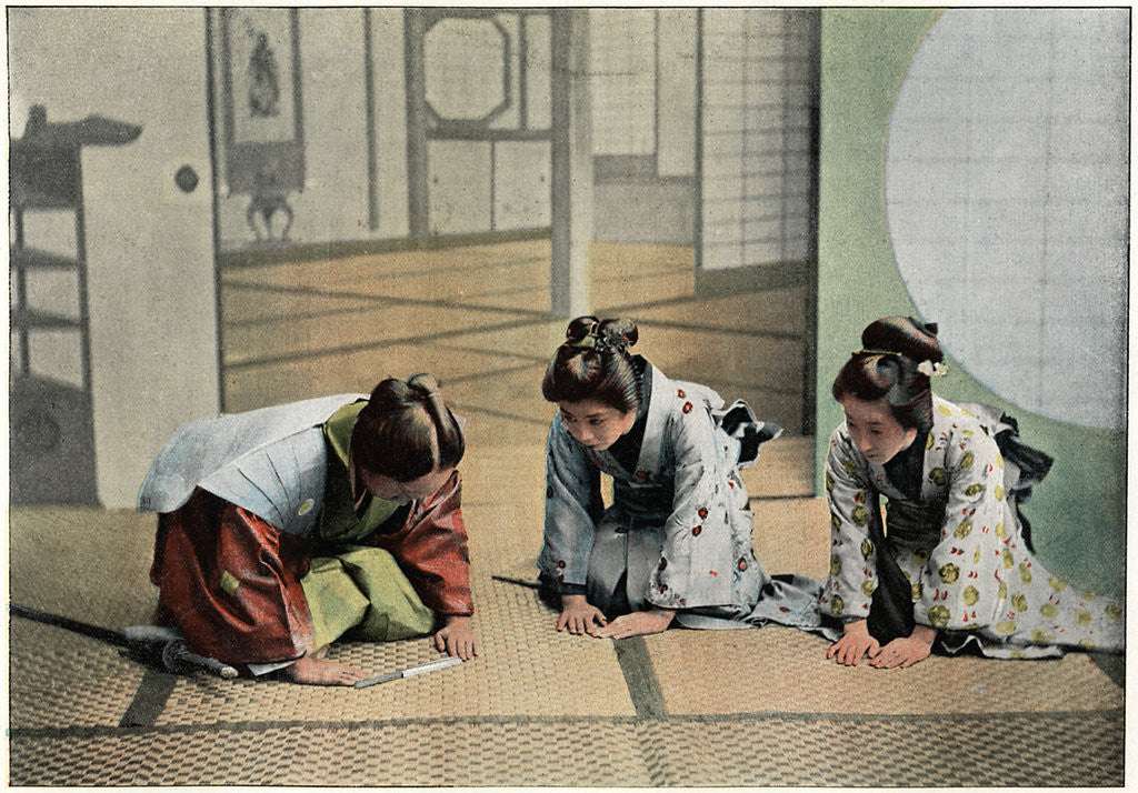 Detail of A Ceremony in Japan by Charles Gillot