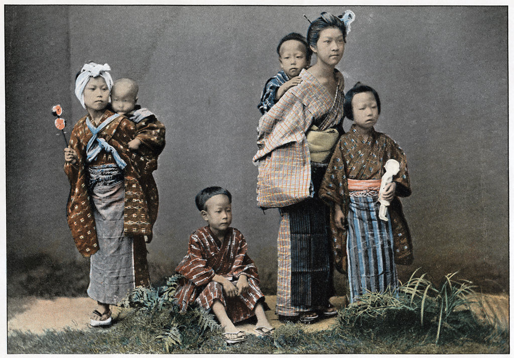 Detail of A Group of Children by Anonymous