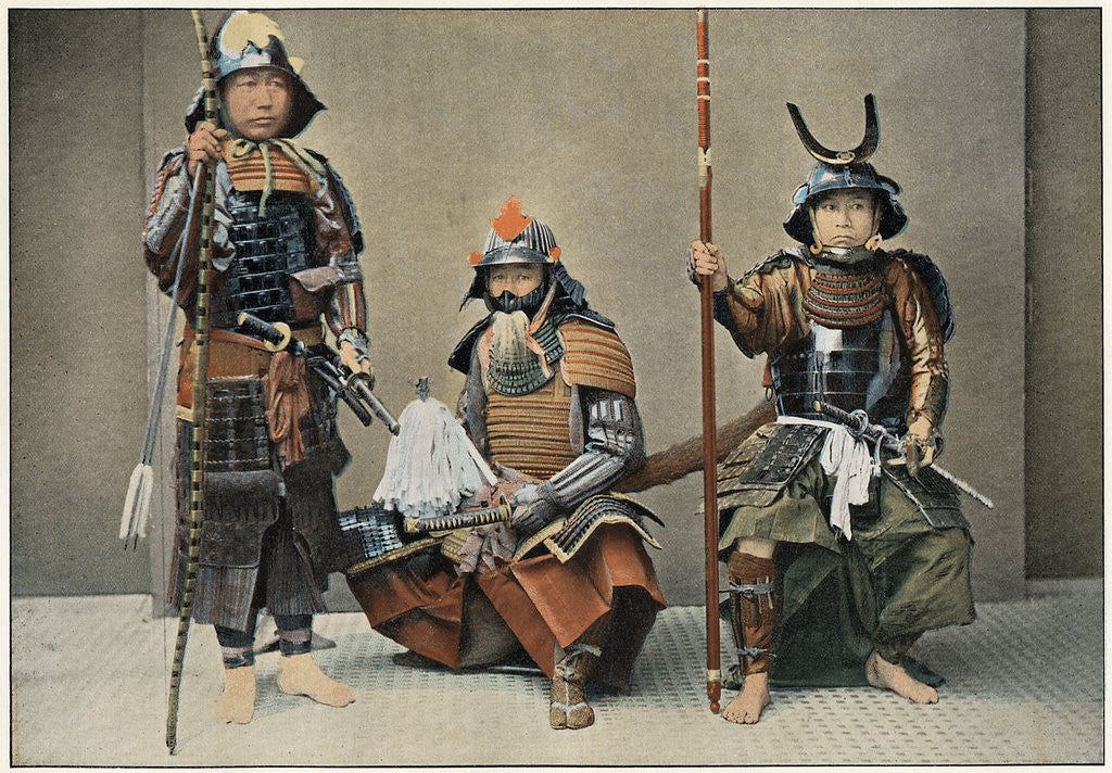 Detail of A Group of Samurai by Anonymous