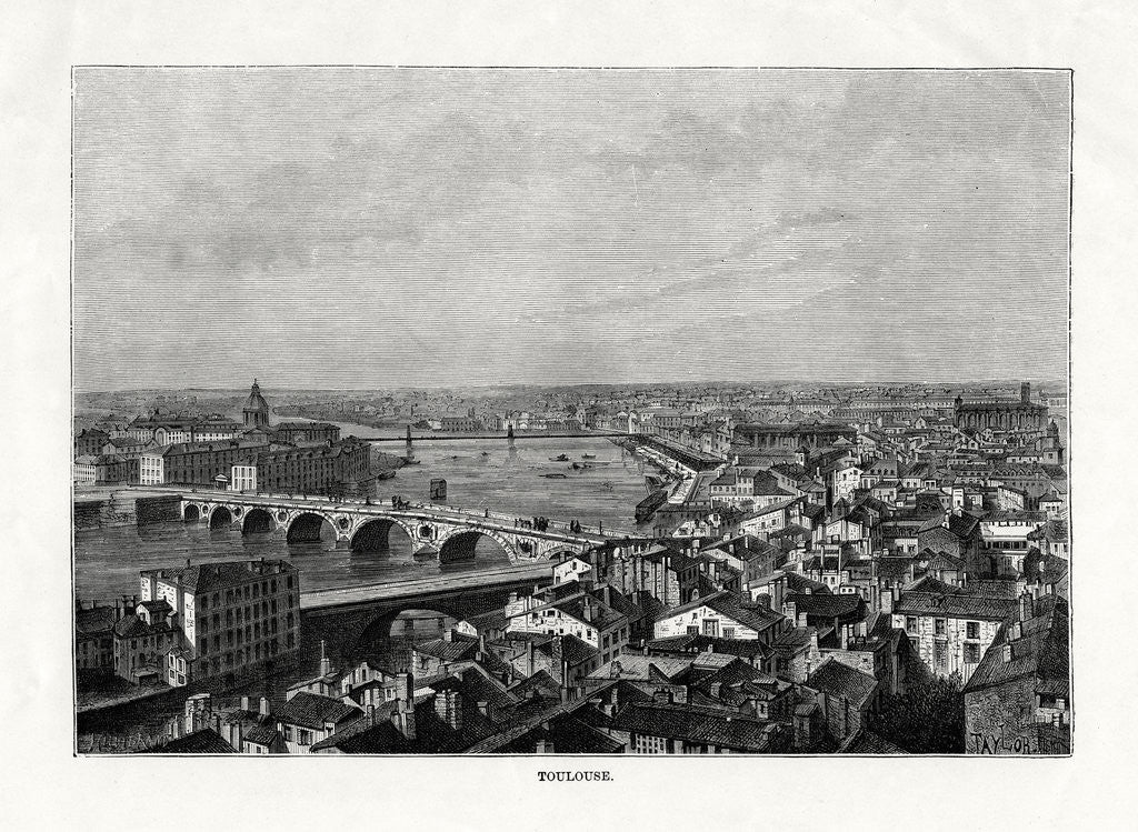 Detail of Toulouse, France by Taylor