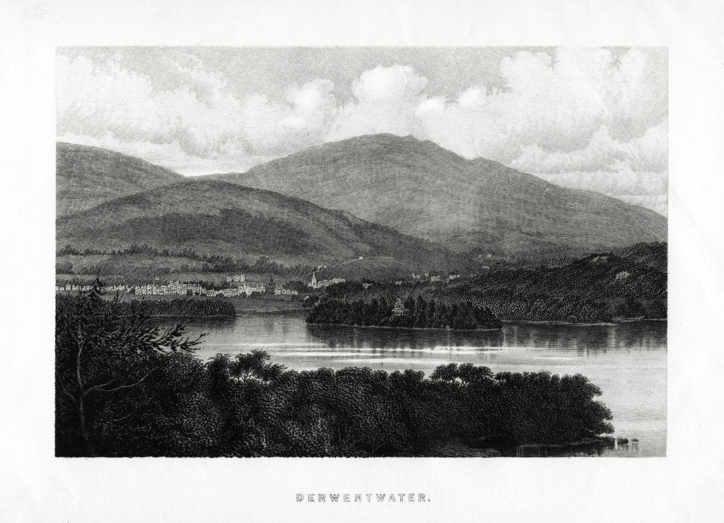 Detail of Derwentwater, Lake District, Cumbria by Anonymous