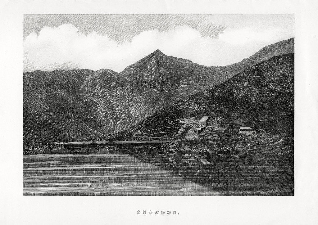 Detail of Snowdon, Wales by Anonymous