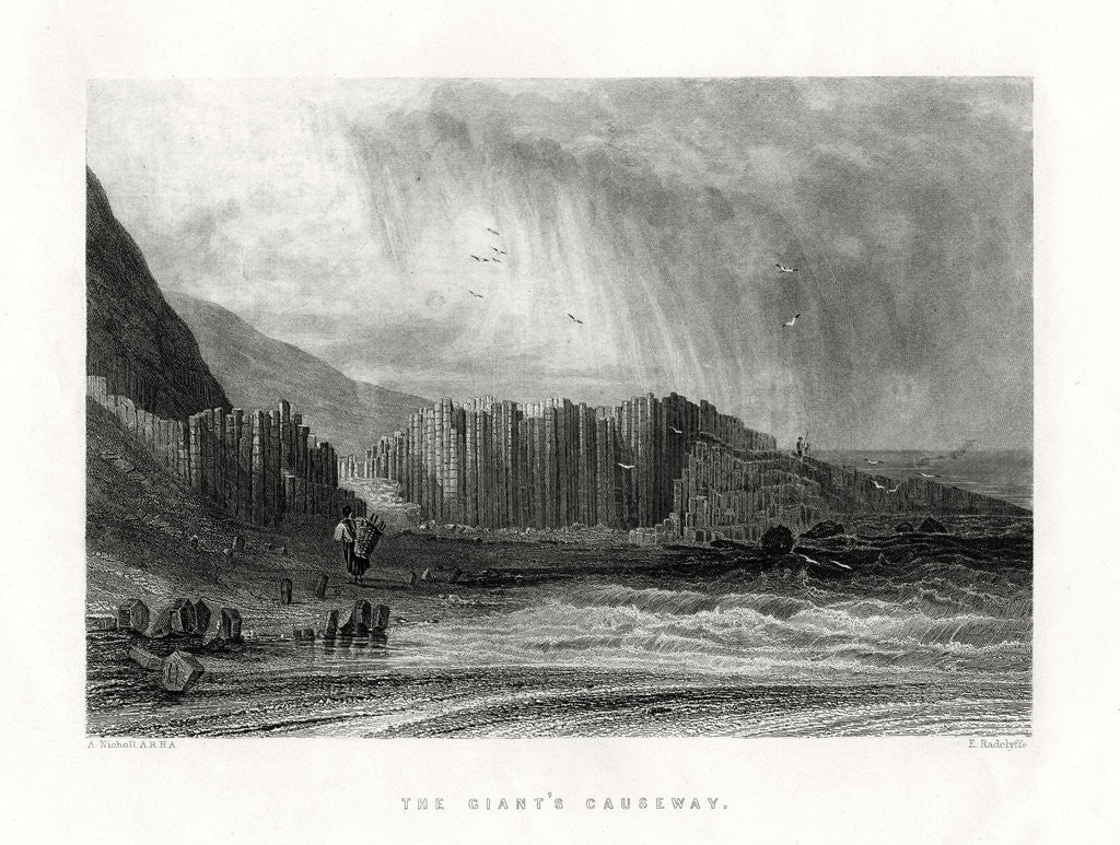 Detail of The Giant's Causeway, County Antrim, Northern Ireland by Edward Radclyffe