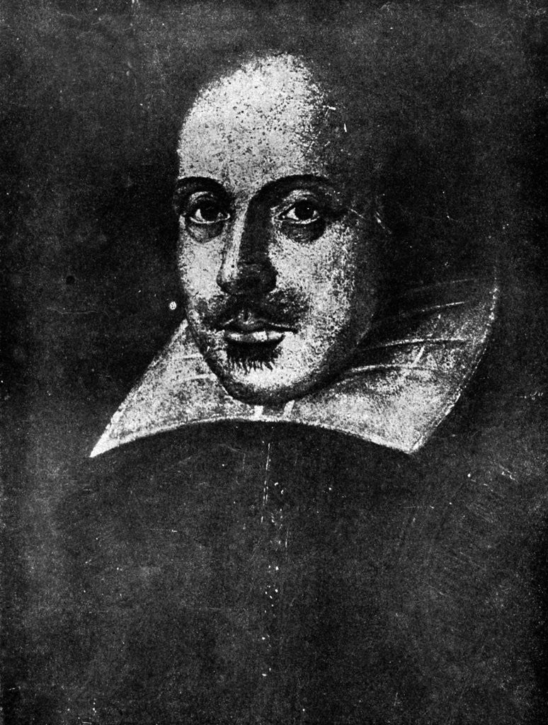 Detail of William Shakespeare, English playwright by Anonymous