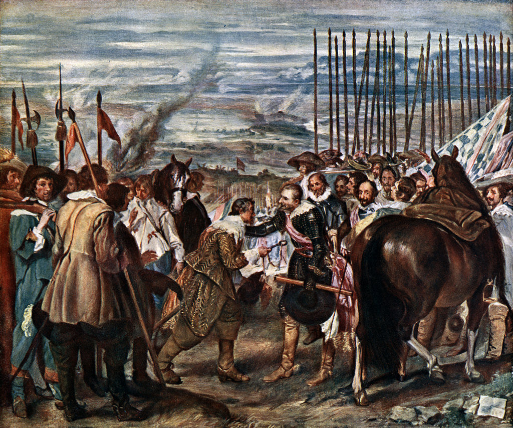 Detail of The Surrender of Breda by Diego Velázquez