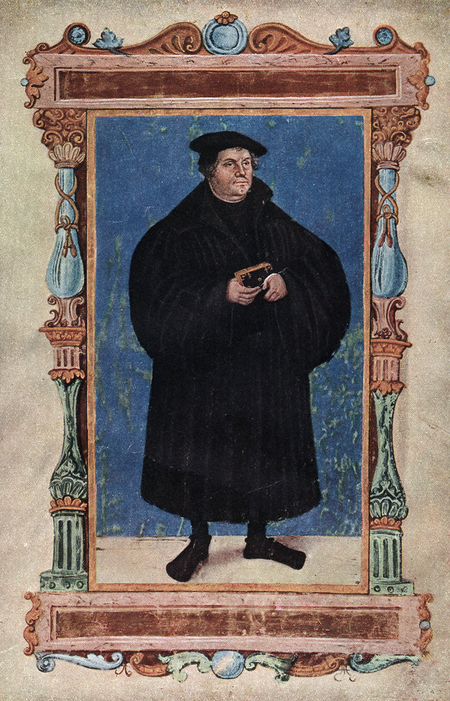 Detail of Martin Luther, German theologian and Augustinian monk by Anonymous