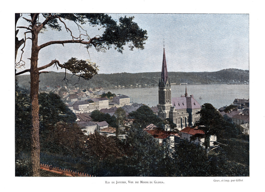 Detail of Rio de Janeiro, Brazil by Gillot