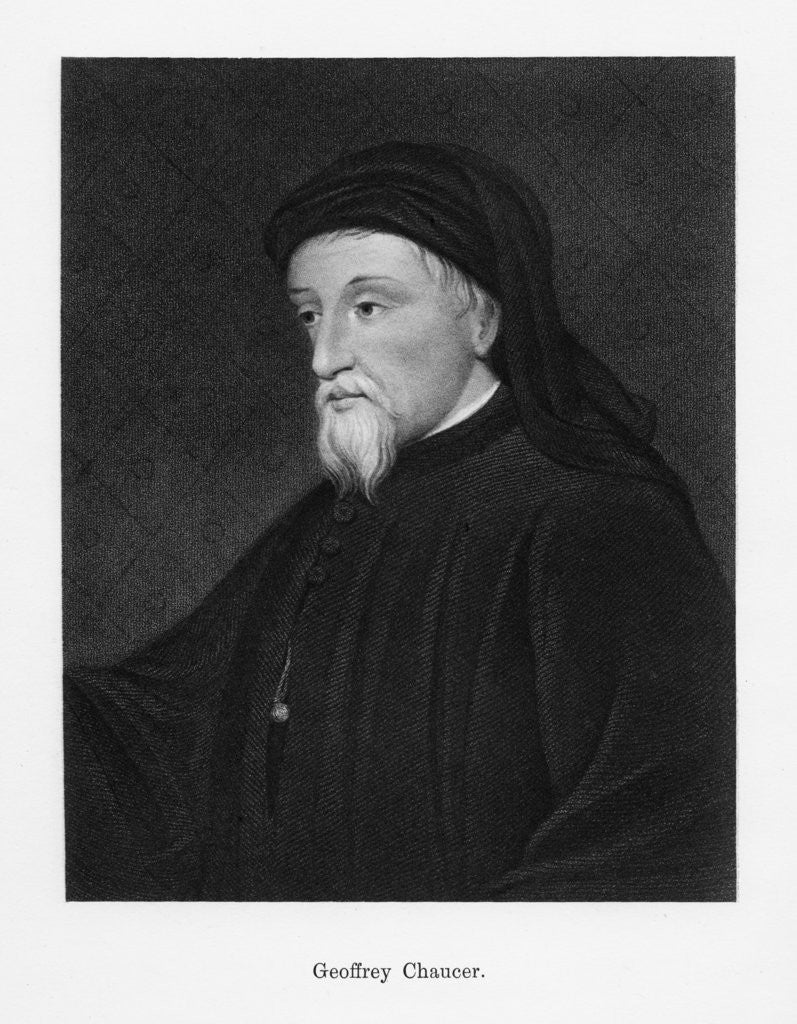 Detail of Geoffrey Chaucer by Anonymous