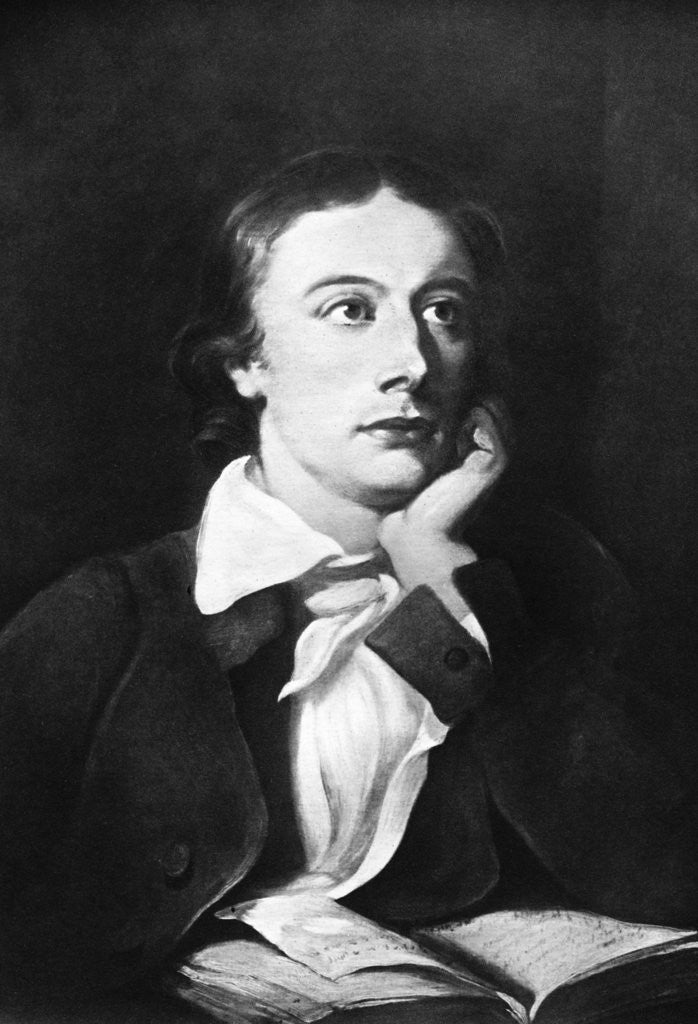 Detail of John Keats, English poet by Anonymous