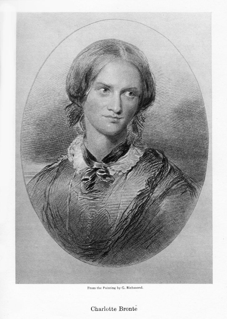 Detail of Charlotte Bronte, English novelist by George Richmond