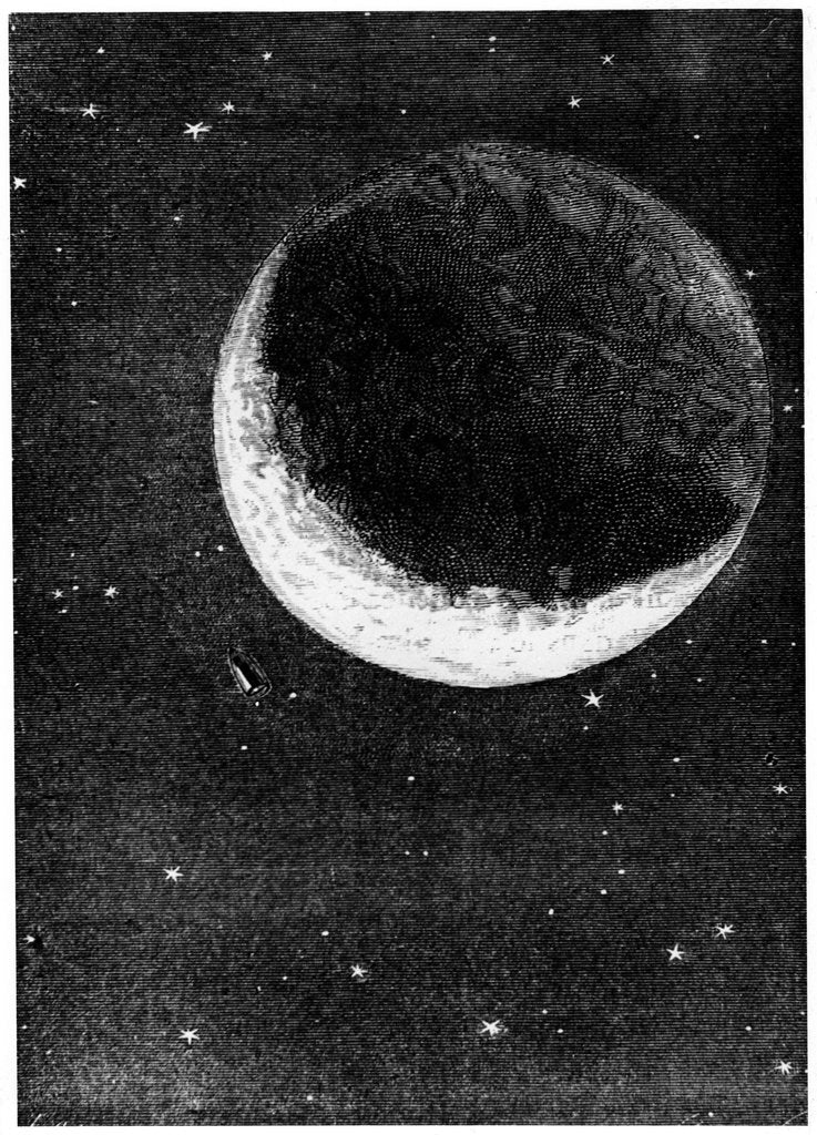 Detail of Illustration from De la Terre a la Lune by Jules Verne, 1865 by Unknown