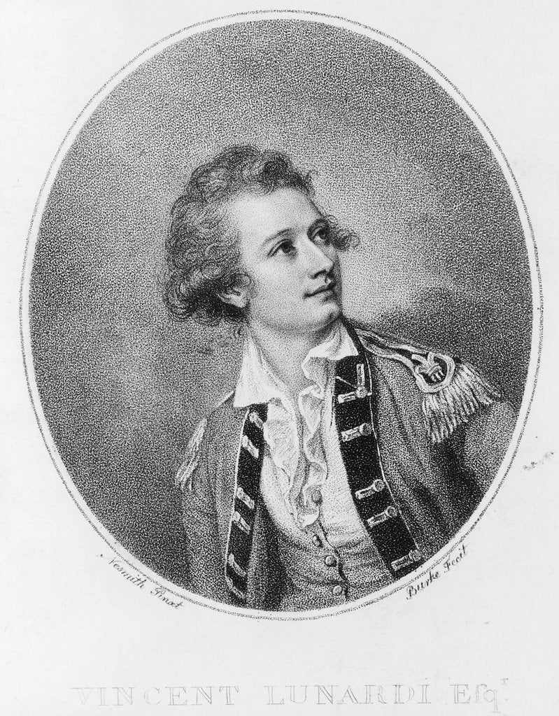 Detail of Vincenzo Lunardi, c1770 by Unknown