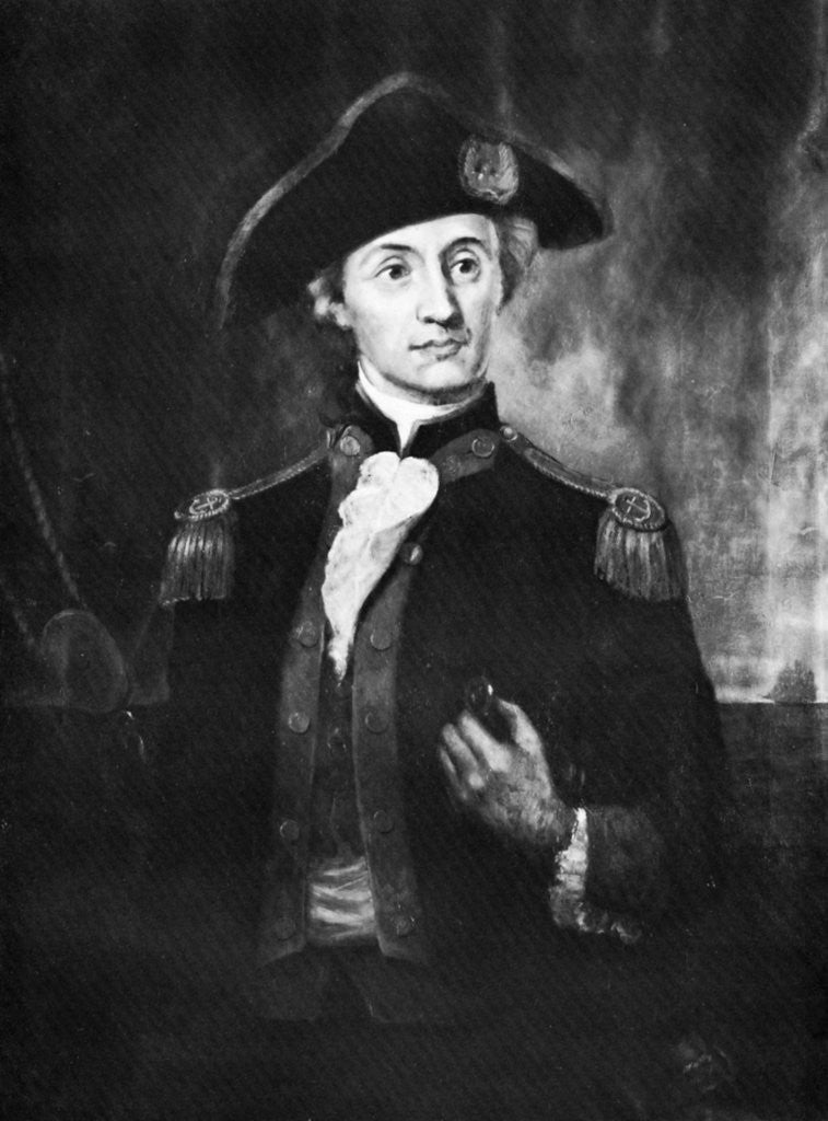 Detail of John Paul Jones, hero in the American Revolutionary War by George B Matthews
