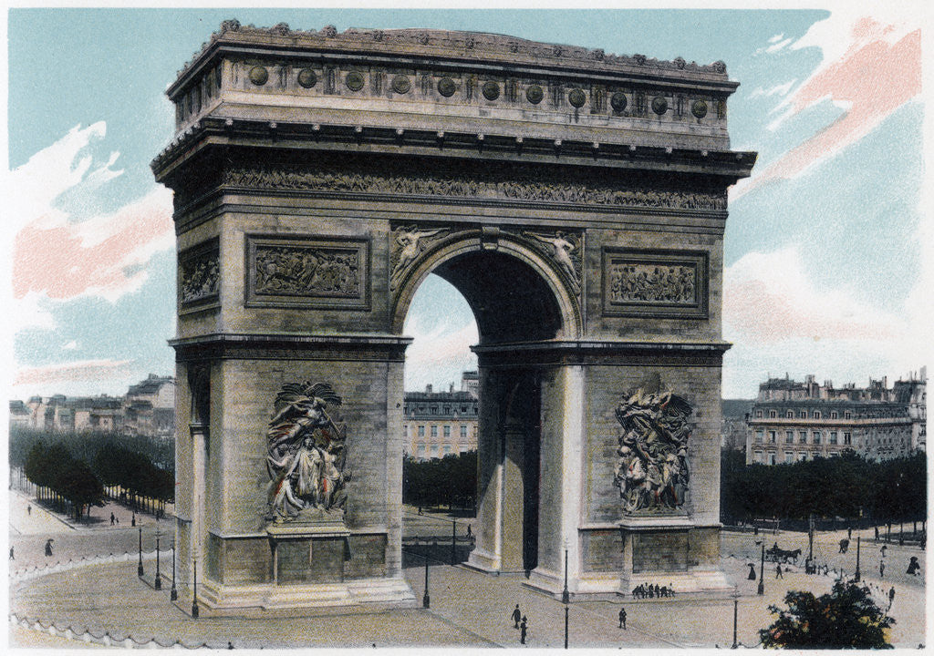 Detail of Arc de Triomphe, Paris by Anonymous
