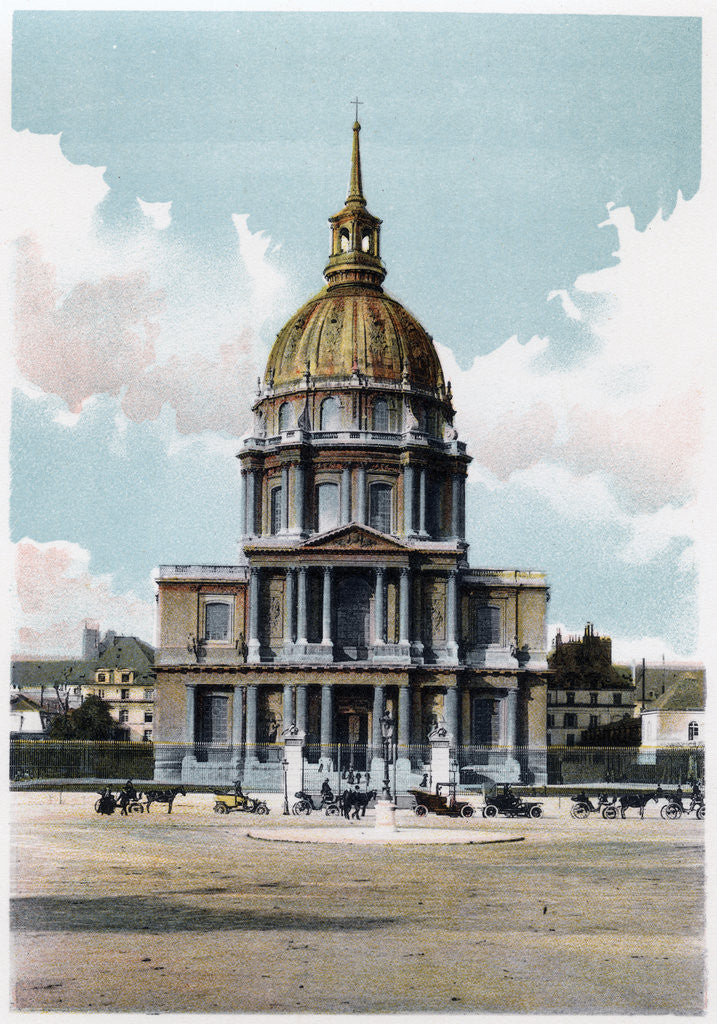 Detail of Les Invalides, Paris by Anonymous