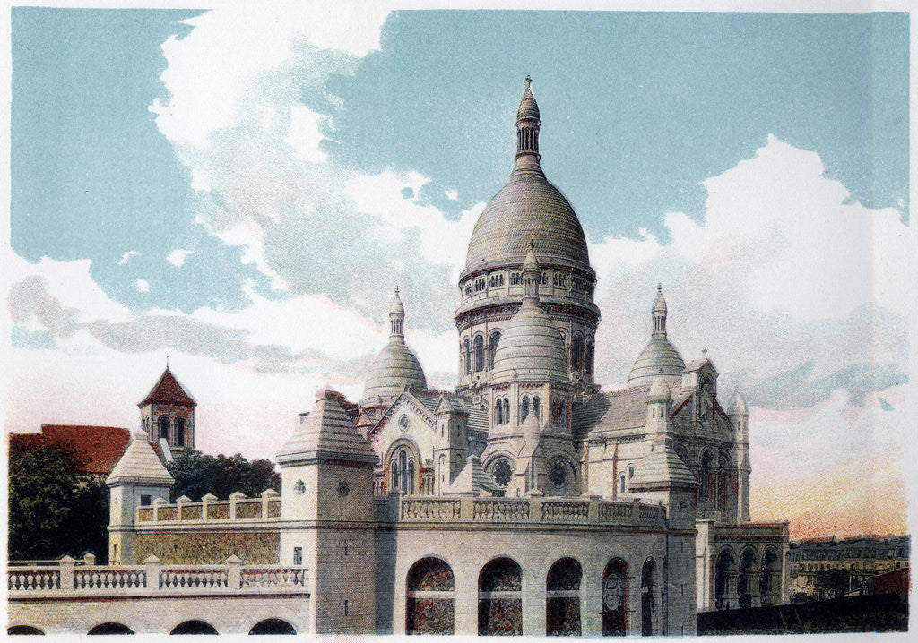 Detail of Basilica of the Sacre Coeur, Paris by Anonymous