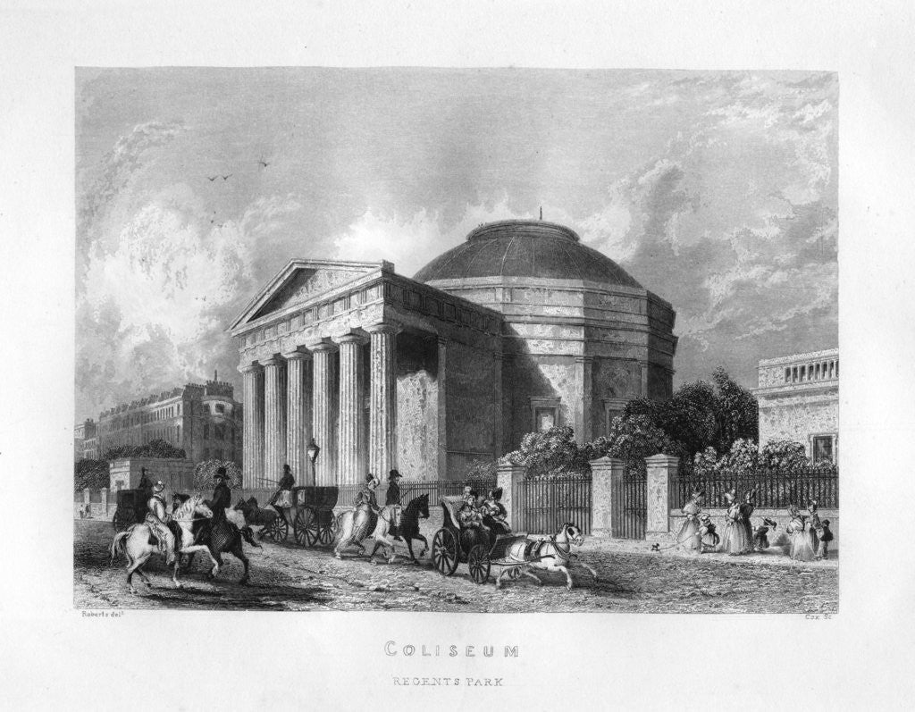 Detail of Coliseum, Regent's Park, London by Cox
