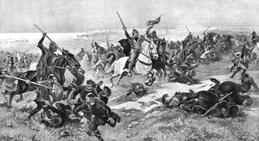 Detail of The Battle of Hastings by Anonymous