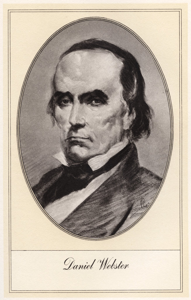 Detail of Daniel Webster, American statesman by Gordon Ross