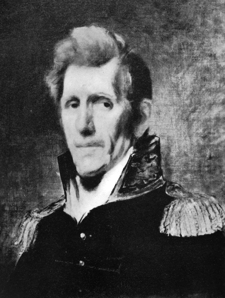 Detail of Andrew Jackson, seventh President of the United States by Samuel Lovett Waldo