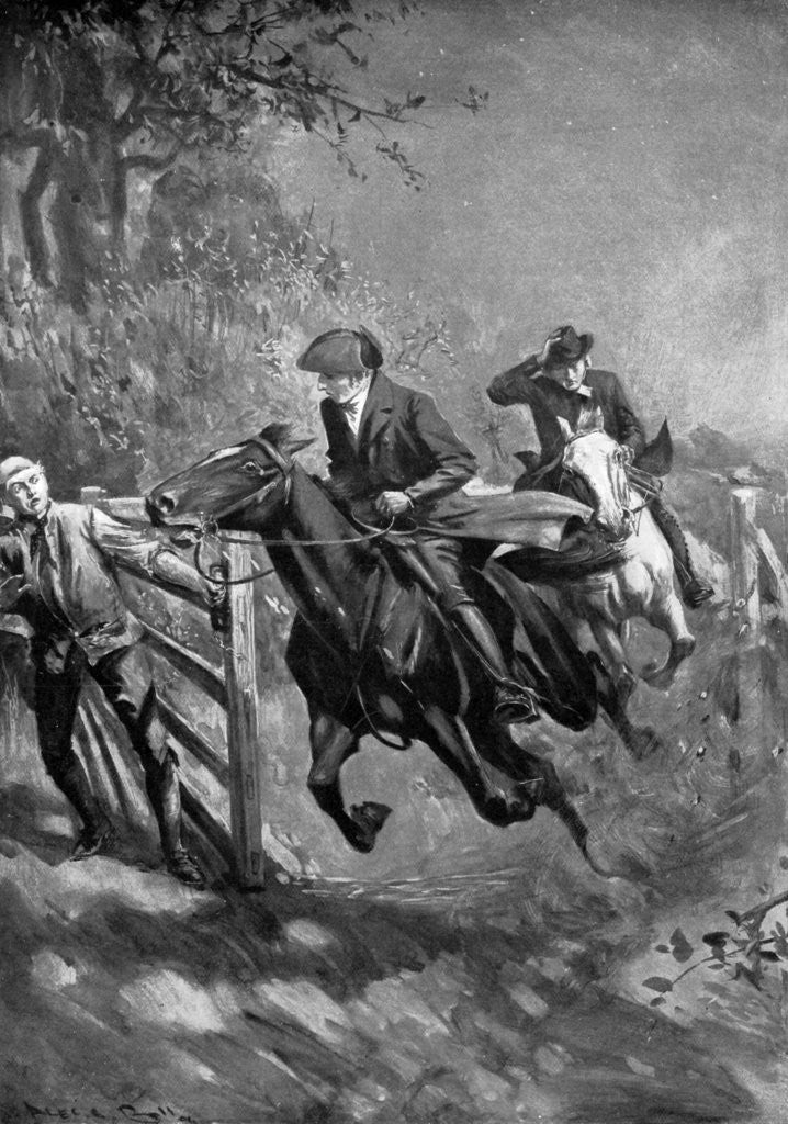 Detail of How they brought the news of the Queen Victoria's accession by Alec Ball