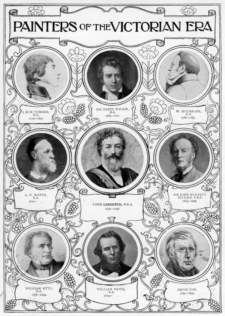 Detail of Painters of the Victorian Era by Anonymous