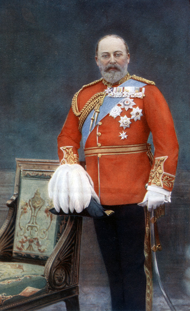 Detail of King Edward VII by W&D Downey
