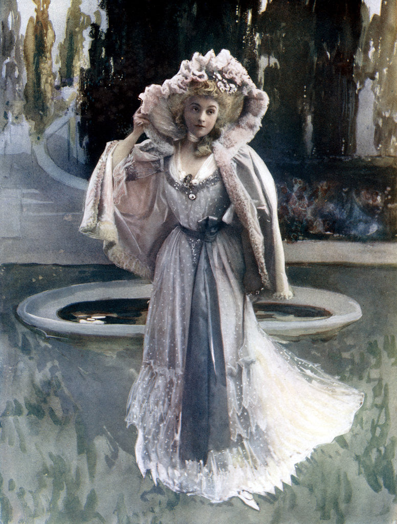 Detail of Gabrielle Rejane in Sylvie by Rautlinger