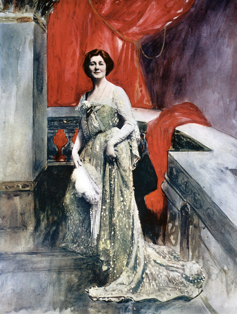 Detail of Miriam Clements, stage actress by Fellows Wilson