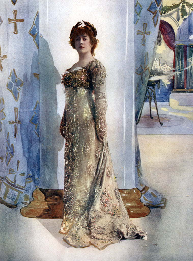 Detail of Jane Hading in Plus que Rene by Rautlinger